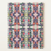 Lettre personnalisée D Carnet d'aquarelle florale (Dos)