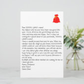 Lettre personnalisée de Père Noël 3 Papeterie (Debout devant)