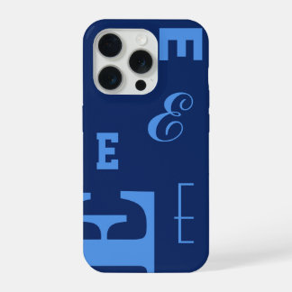 Lettre personnalisée, monogramme Color Pop, bleu m