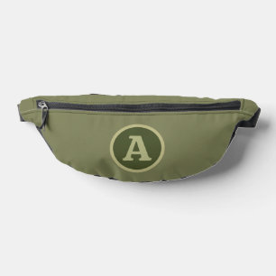 Lettre personnalisée vert armée uni tendance.