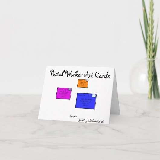 LETTRE PORTE "Merci" Carte pour notes (Dos)