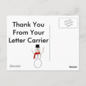 LETTRE POSTALE PORTE MERCI CARTES (Dos)