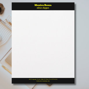 Lettre Professionnel Simple Moderne En-Tête De Lettres Ja