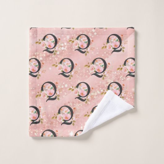 Lettre Q (Gant de toilette)
