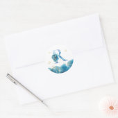 *~* LETTRE R - Autocollant d'enveloppe Sea Ocean B (Enveloppe)