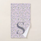 Lettre S, liberté violette (Serviette à main)