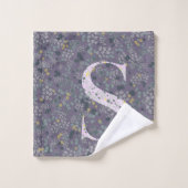 Lettre S, liberté violette (Gant de toilette)
