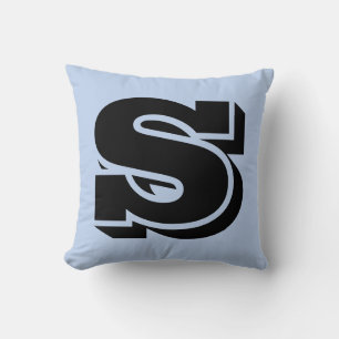 LETTRE S MONOGRAM COUSSIN BLEU
