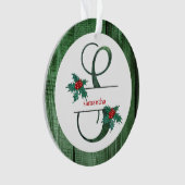 *~* Lettre S Rustic Christmas PHOTO Wood AP44 (devant)