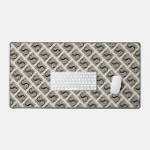 LETTRE S Vintage Céleste Knot Monogramme (Clavier et souris)