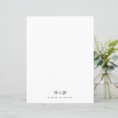 LETTRE STYLE STYLE Moderne Papier fixe (Debout devant)