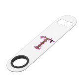 Lettre T initiale décorative en blanc (Devant angulaire)