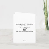Lettre T Monogramme en noir et blanc (Dos)