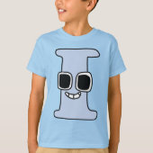 LETTRE T-shirt Alphabet I (Devant)