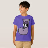 LETTRE T-shirt Alphabet J (Devant entier)