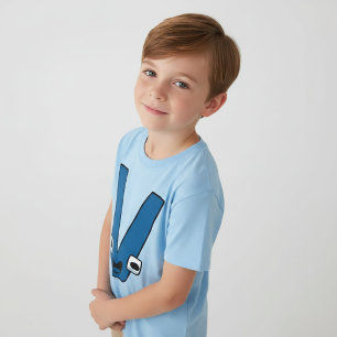 LETTRE T-shirt Alphabet V