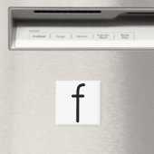 Lettre titre "f" aimant (In Situ (Lave-vaisselle))