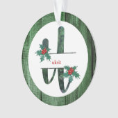 *~* Lettre U Rustic Christmas PHOTO Wood AP44 (devant)