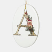 Lettre - un ornement de Noël (Gauche)