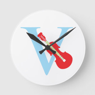 Lettre V - Horloge initiale