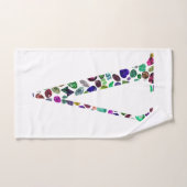 Lettre V Monogramme (Serviette à main)