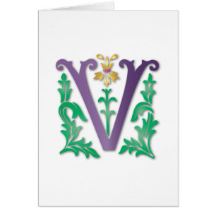 Lettre V Monogramme