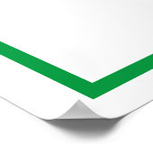 Lettre verte F Poster (Coin)