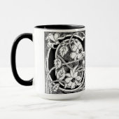 LETTRE VIN Fleur 'C' - Mug (Gauche)