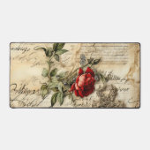 Lettre vintage d'amour parchemin avec fleurs (9) (Recto)