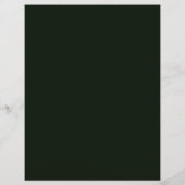 Lettre vintage Florale de Noël Papier (Dos)