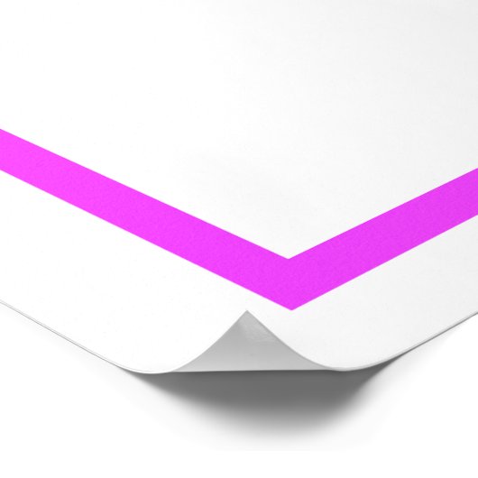 Lettre violette E Poster (Coin)