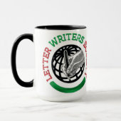 Lettre Writers Society Café / Thé Mug (Gauche)