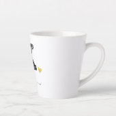 Lettre X Monogramme d'esquisse rétrospective, Mug (Droite)