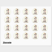 Lettre Z Monogram Cupcake Logo Stickers Entreprise (Feuille)