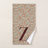 Lettre Z rouge et liberté bordeaux (Serviette à main)