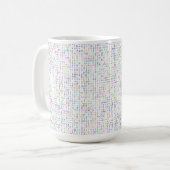 Lettres 15oz Mug (Devant gauche)