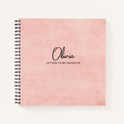 Lettres à la fille garde le carnet de mémoire (Devant)