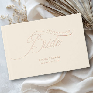 Lettres à la mariée, Beige, Rose-Or-
