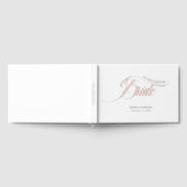 Lettres à la mariée, blanc, Rose-or- (Complet)