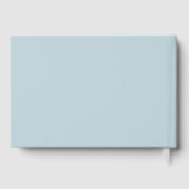 Lettres à la mariée, bleu poudreux, Rose-or- (Verso)