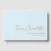 Lettres à la mariée ! Police minimale, écriture ma (Recto)