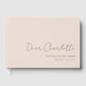 Lettres à la mariée ! Police minimale, écriture ma (Recto)