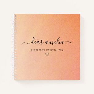 Lettres à ma fille garde le Carnet mémoire