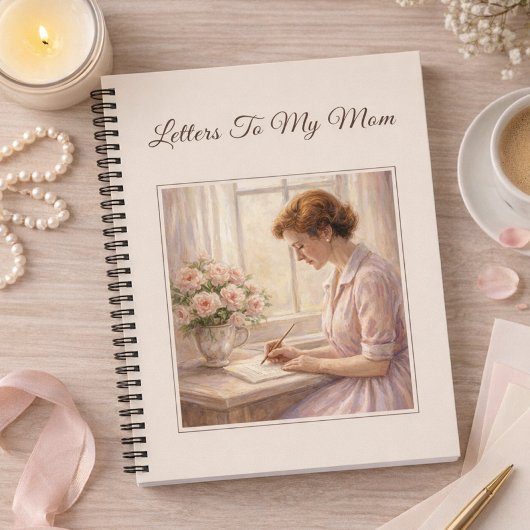 Lettres à ma mère | Journal à couverture personnal