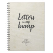 Lettres à mon journal de grossesse de conservation (Devant)