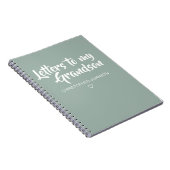 Lettres à Mon petit-fils Keepsaké Journal (Côté Droit)