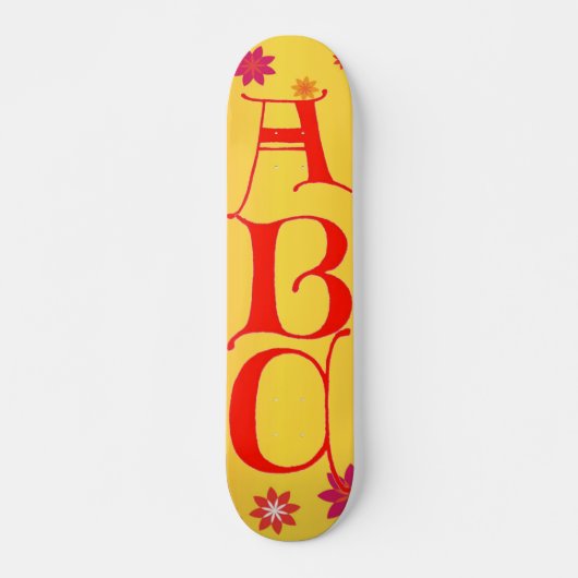 Lettres ABC Skateboard (Devant)