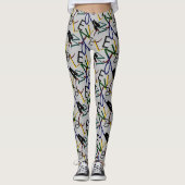 Lettres Alphabet Funky Leggings (Devant)