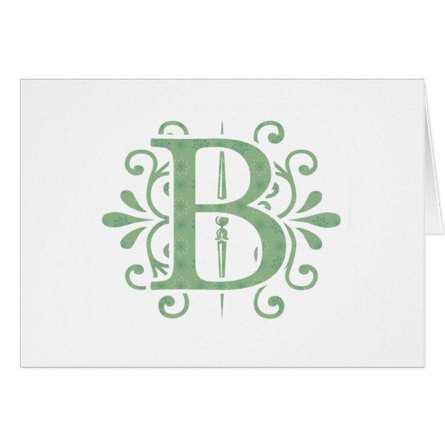 Lettres alphabétiques - lettre B - blanc (Devant horizontal)