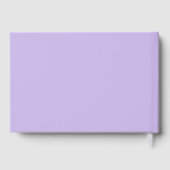 Lettres aquarelle aux lilas violets pour la mariée (Verso)